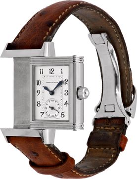 Jaeger LeCoultre Duetto 256.8.75 Stainless Steel Silver dial mm Manual watch