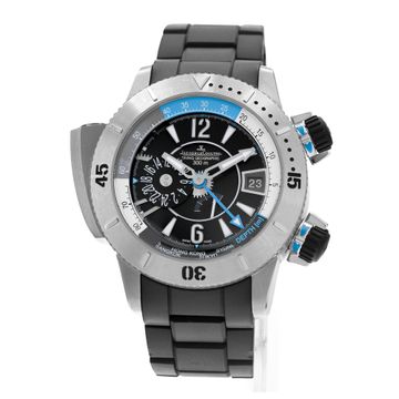 Jaeger LeCoultre Master Compressor Diving Pro Geographic Q185T770 Titanium Black dial 46mm Auto