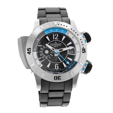 Jaeger LeCoultre Master Compressor Diving Pro Geographic Q185T770 Titanium Black dial 46mm Auto