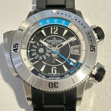 Jaeger LeCoultre Master Compressor Diving Pro Geographic Q185T770 Titanium Black dial 46mm Auto