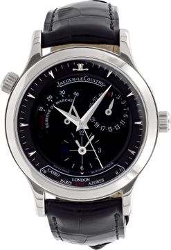 Jaeger LeCoultre Master Geographic 142.8.92.s Stainless Steel 38mm auto watch Jaeger LeCoultre Master Geographic "World Time Power Reserve" 38mm 142.8.92.s Mens Watch Collection
