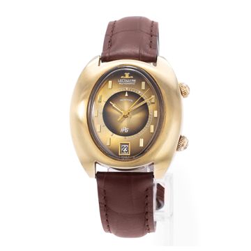 Jaeger LeCoultre Master Memovox HPG 3089 Yellow Gold Brown dial 37mm Auto