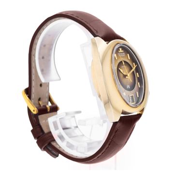 Jaeger LeCoultre Master Memovox HPG 3089 Yellow Gold Brown dial 37mm Auto
