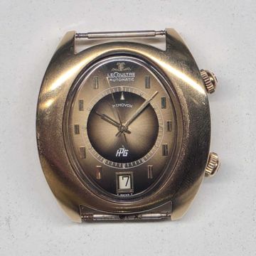 Jaeger LeCoultre Master Memovox HPG 3089 Yellow Gold Brown dial 37mm Auto
