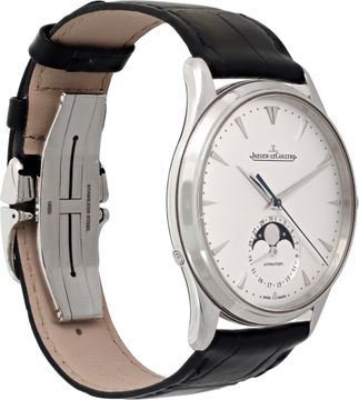 Jaeger LeCoultre Master Moon Q1368420 Stainless Steel Silver dial 39mm Automatic