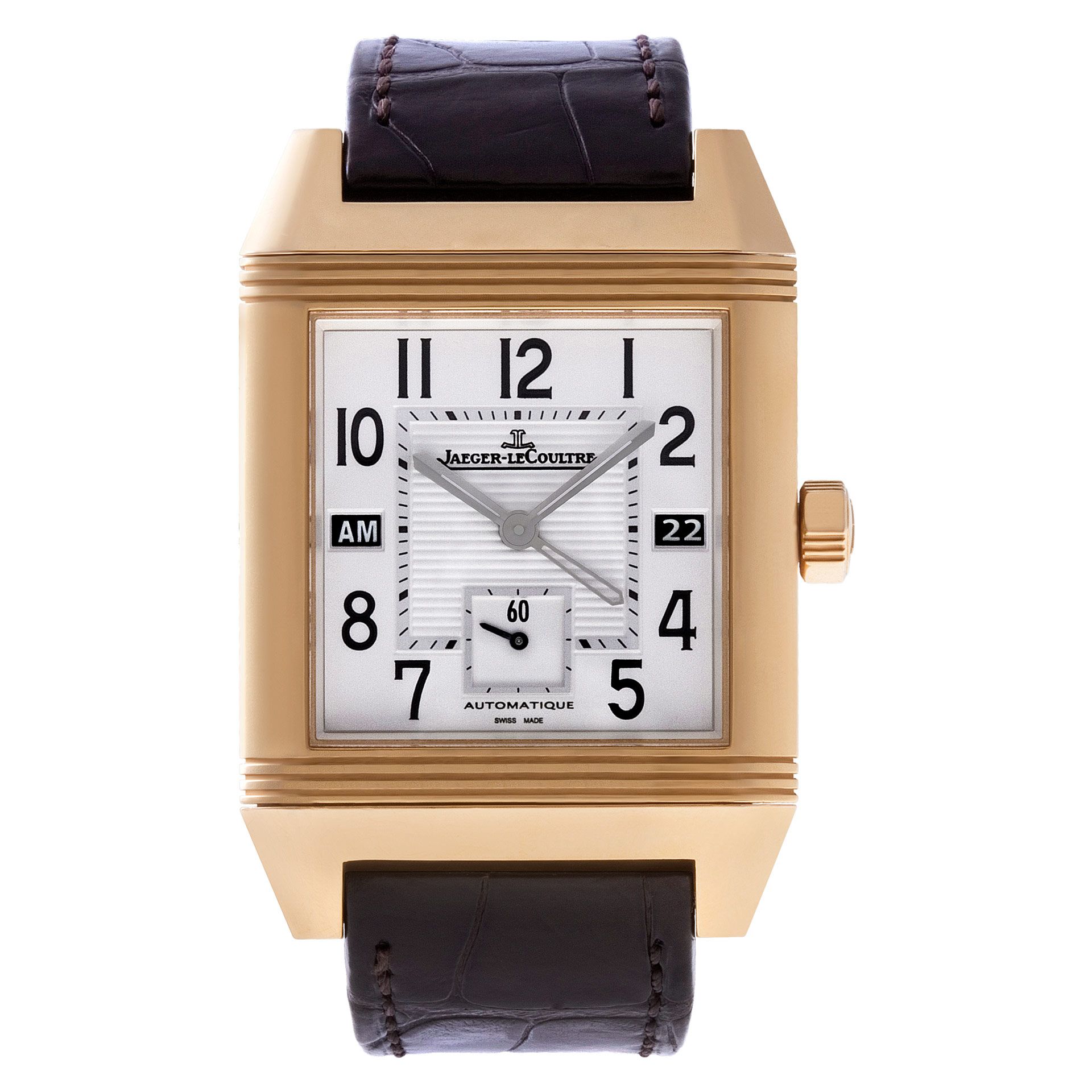 Preowned Jaeger LeCoultre Reverso 230.2.77 18k pink gold |
