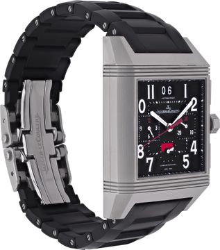 Jaeger LeCoultre Reverso 231.t.50    Titanium    Black dial 36mm    Automatic wa
