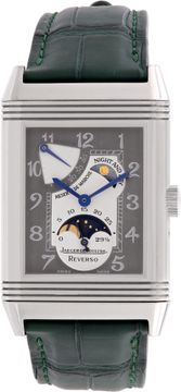 Jaeger Lecoultre Sun/Moon Reverso in Platinum Jaeger LeCoultre Reverso 42mm 275.64.40 Mens Watch Collection