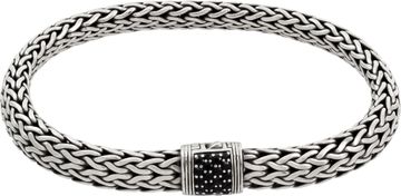 Jhon Hardy Classic Chain 8.5 Black Sapphire Icon Bracelet