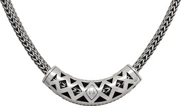 John Hardy 18k and sterling silver necklace