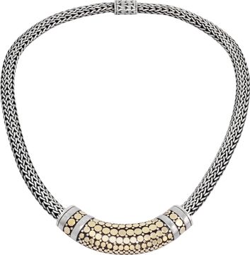 John Hardy 18k and sterling silver necklace