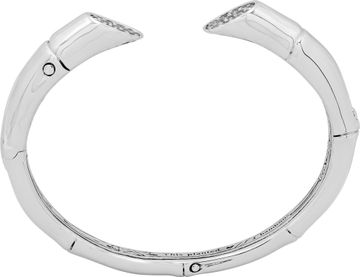 John Hardy Bamboo Bangle In Sterling Silver With Sapphires