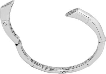 John Hardy Bamboo Bangle In Sterling Silver With Sapphires