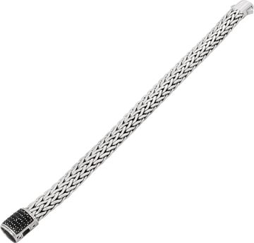 John Hardy Bracelet in sterling silver with black sapphire