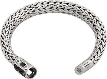 John Hardy Bracelet in sterling silver with black sapphire