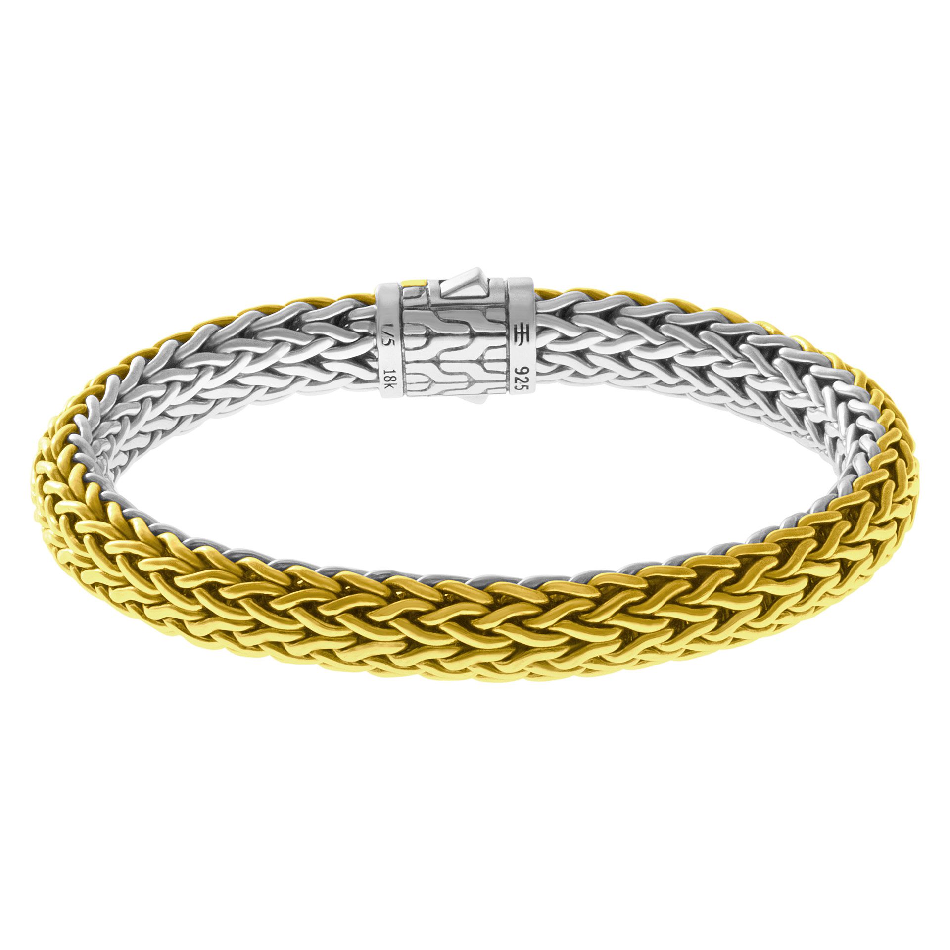 18K 925】ジョンハーディー John Hardy ブレスレット コンビ John