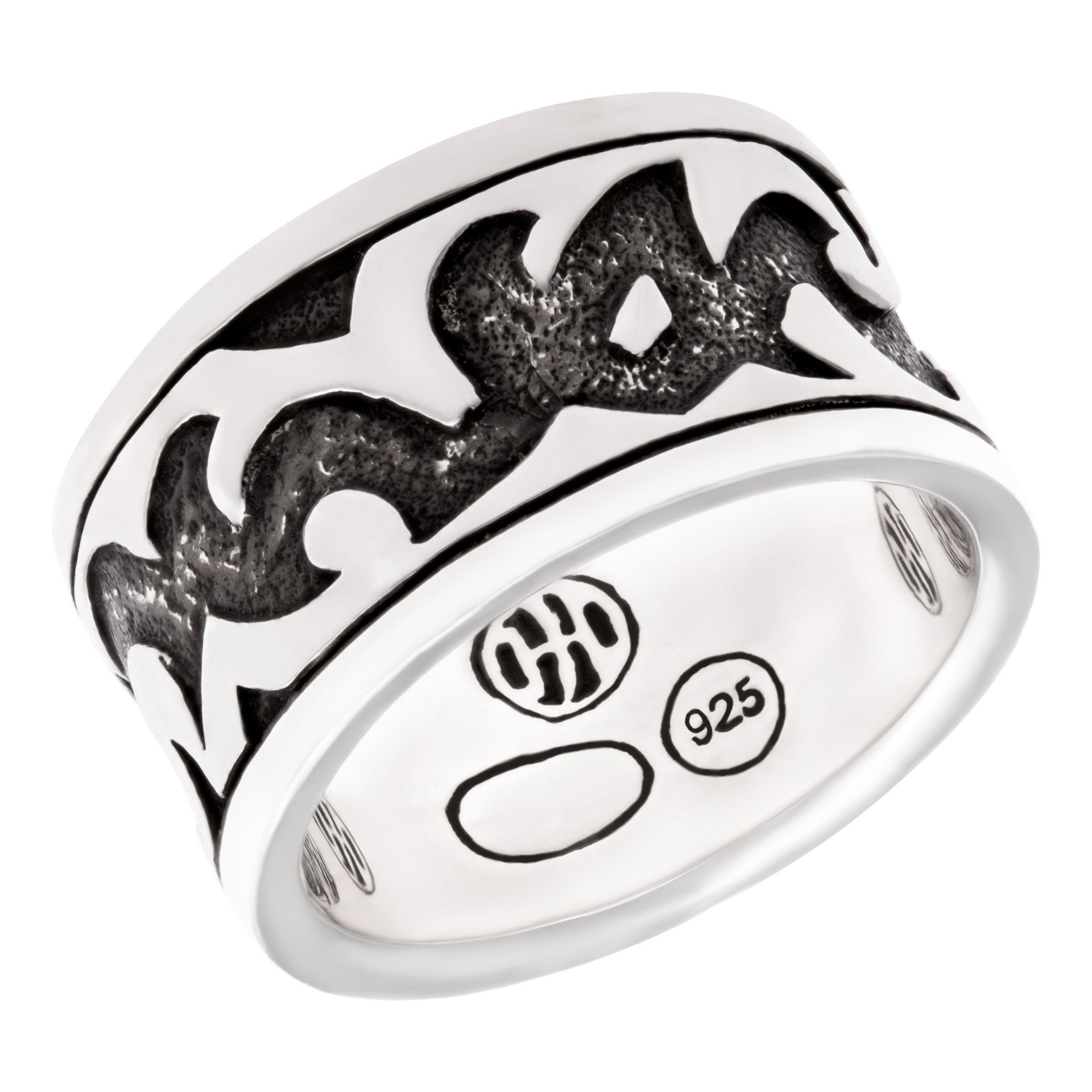 john hardy リング John Hardy Classic 1.8mm Silver Chain Ring, RB900789