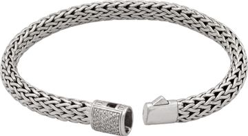 John Hardy Icon bracelet in sterling silver with diamond clasp