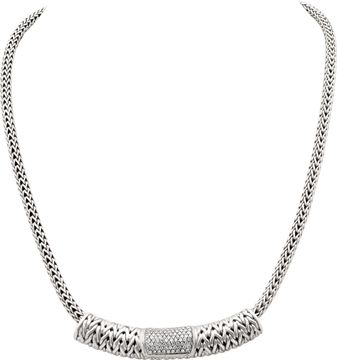 John Hardy Icon diamond necklace and pendant in sterling silver and 18k Necklace Collection