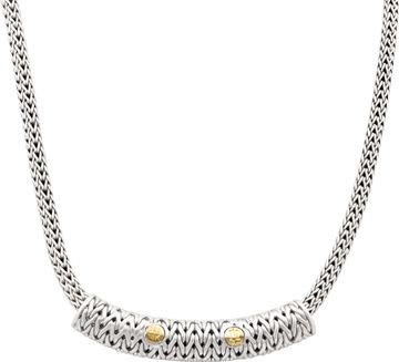 John Hardy Icon diamond necklace and pendant in sterling silver