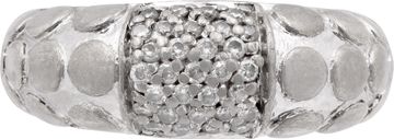 John Hardy Kali Diamond Ring in Sterling Silver and 18k
