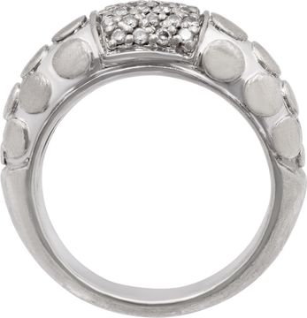 John Hardy Kali Diamond Ring in Sterling Silver and 18k