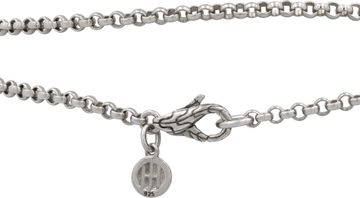 John Hardy Legends Naga Dragon 6- Pendant Necklace Black Gems