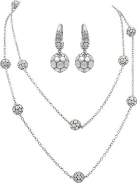 John Hardy Dot Necklace and Earring Set in sterling silver John Hardy Necklace and Earring Set in sterling silver Jewelry Collection
