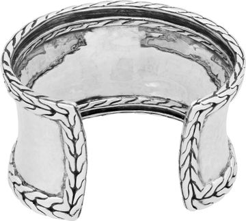 John Hardy "Palu" Collection Hammered Wide Cuff in sterling silver
