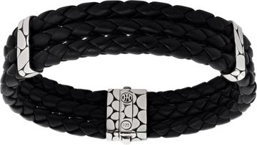 John Hardy Pebble Bracelet leather with sterling silver clasp John Hardy Pebble Bracelet leather with sterling silver clasp