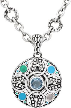 John Hardy Sterling Silver Pendant Necklace