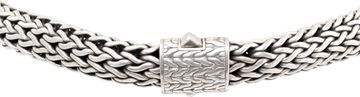 John Hardy thick and heavy weave sterling silver necklace