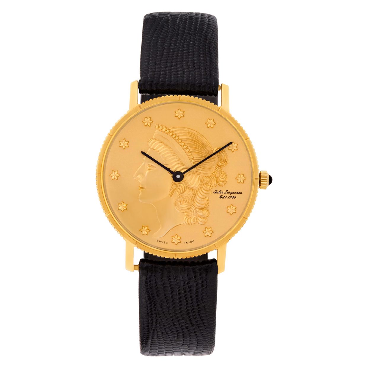 Pre-owned Jules Jurgensen Classic 185 14k 33mm Manual | Gray 