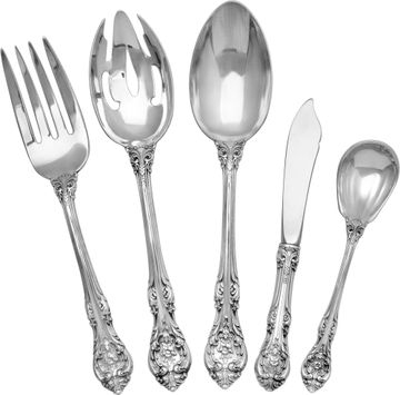 KING EDWARD sterling flatware set by Gorham.8 Place Set x 10 +