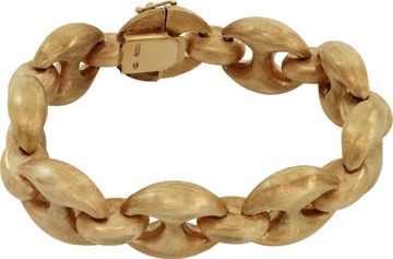 Large and Chunky Nautical Links Bracelet in 14k yellow gold Bracelet Collection