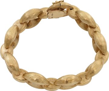 Large and Chunky Nautical Links Bracelet in 14k yellow gold