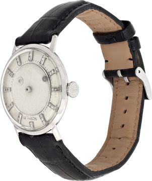 LeCoultre Mystery 515-208 14k White Gold 33mm Manual watch