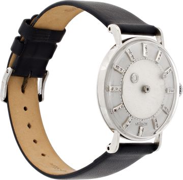 LeCoultre Mystery 727-722-103D 14k White Gold White dial 33mm Manual watch