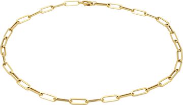 Link chain necklace in 14k gold chain 18 inches long.