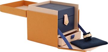 Louis Vuitton 18k yellow gold pave diamond ring