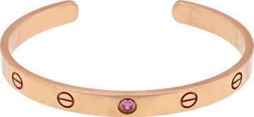 Love Love bangle with pink sapphire size 18 Love Love bangle with pink sapphire size 18 Bracelet Collection