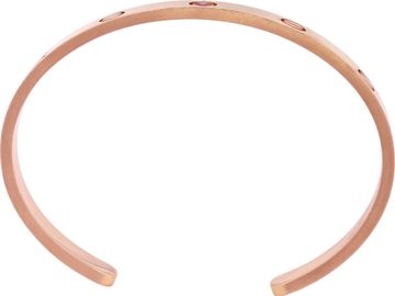 Love Love bangle with pink sapphire size 18