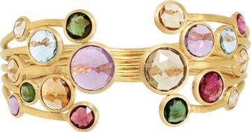 Marco Bicego Gemstone Bangle in 18k yellow gold