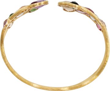 Marco Bicego Gemstone Bangle in 18k yellow gold