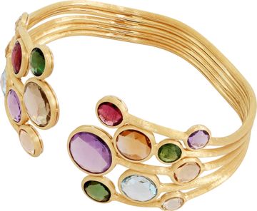 Marco Bicego Gemstone Bangle in 18k yellow gold