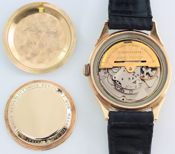 Mathey Tissot Classic 49930 14k Yellow Gold 34mm auto watch
