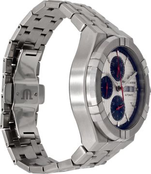 Maurice Lacroix Aikon A16038-TT03F-331-A Stainless Steel White dial 44mm Auto
