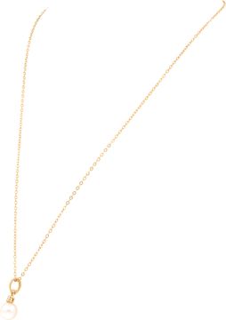 Mikimoto Akoya Cultured Pearl 7-7.5mm with diamond necklace