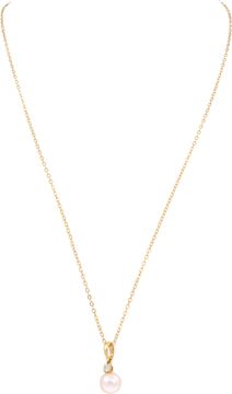 Mikimoto Akoya Cultured Pearl 7-7.5mm with diamond necklace Necklace Collection
