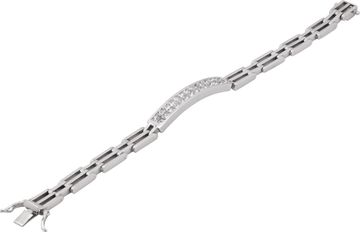 Modern Square Diamond Bracelet in 18k White Gold